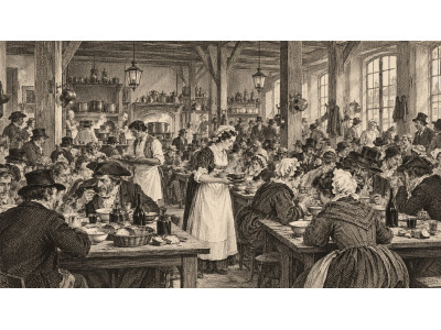Un restaurant bouillon au XVIIIe