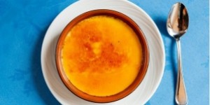 La creme brulée prête a être dégustée