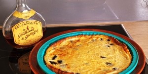 La flognarde et une bouteille de bas-armagnac de haute race