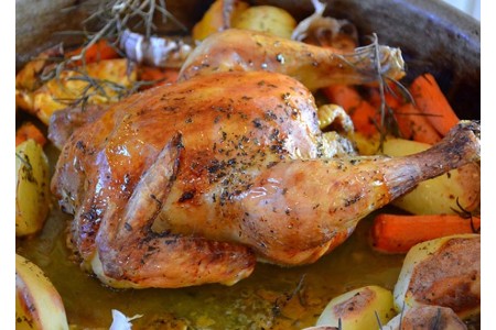 Un simple poulet rôti