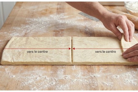 Pâte feuilletée rapide avec la méthode Allemande