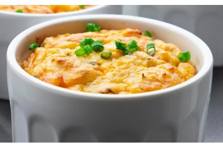 Faux-Semblant de soufflé aux pois chiches et pommes de terre