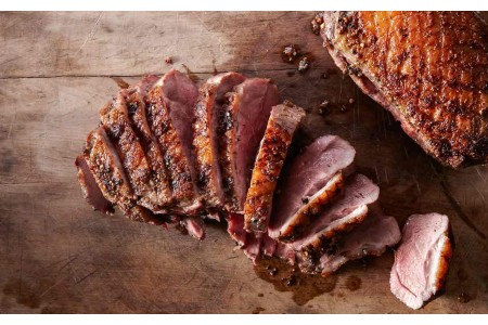 Magret de canard parfaitement cuit