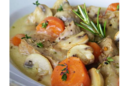 Blanquette de veau cuite en 30 min