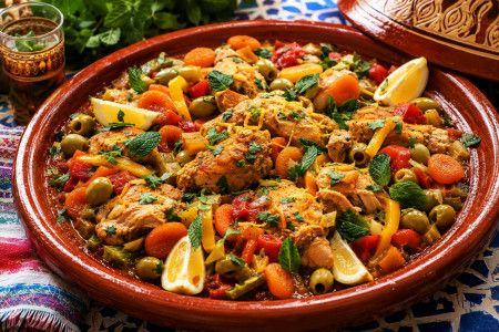 Tajine de poulet froid