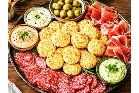 Recette Biscuits sablées pour l’apéritif au parmesan et piment d’Espelette